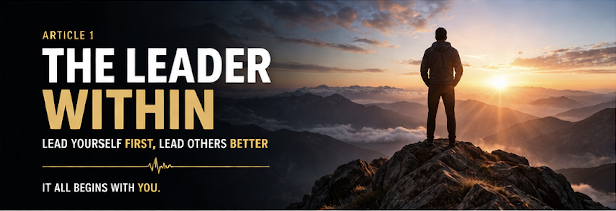 The Leader Within. Lead yourself first, lead others better. It all begins with you.